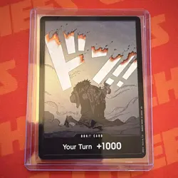 DON!! Card (Luffy and Ace) The Time of Battle One Piece Foil - NM & SHIPS FREE! - Image 1