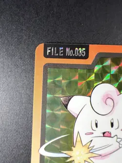 Pokemon Card Japanese Clefairy File No.035 Carddass Bandai Holo 1997 Pocket - Image 5