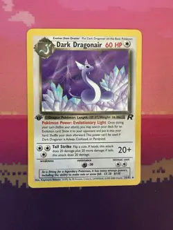 Pokemon Card Dark Dragonair Team Rocket 1st Edition Uncommon 33/82 Near Mint - Image 1