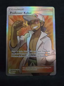 Professor Kukui - 148/149 - Pokemon Sun & Moon Set Full Art Ultra Rare Card NM - Image 1