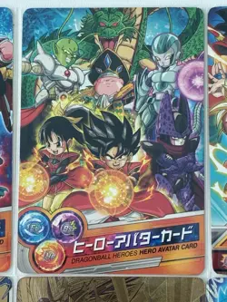 Super Dragon Ball Heroes Hero Avatar Card 15-Card Lot Light Played JP - Image 3