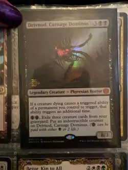 [MTG] Drivnod, Carnage Dominus: Foil 2023 stamp Phyrexia All Will Be One 090 - Image 1