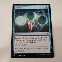 Ponder 125 Commander 2021 C21 MTG Magic - Image 1