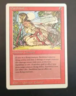 Earthbind Revised Edition MTG Regular Moderately Played - Image 1