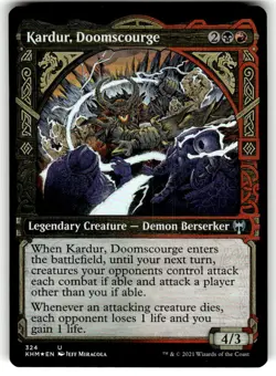 Kardur, Doomscourge (Showcase) 324 Kaldheim Magic: The Gathering Foil NM - Image 1