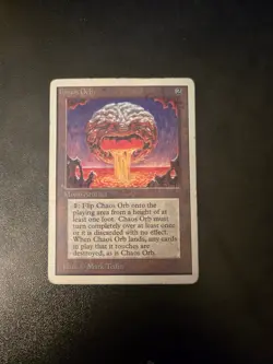 Chaos Orb Unlimited MTG (Heavily Played/Damaged) - Image 1