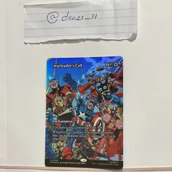 Warleader's Call (Borderless) Marvel Universe Eternal-Legal Foil - Image 1
