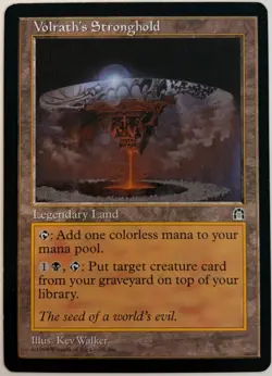 MTG Volrath's Stronghold Stronghold Reserved List LP Rare - Image 1