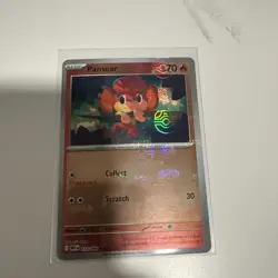 MASTER BALL Pansear Holo Pokemon TCG White Flare 014/086 Common 2025 - Image 1