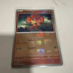 MASTER BALL Pansear Holo Pokemon TCG White Flare 014/086 Common 2025 - Image 2