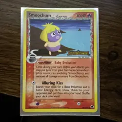 Pokemon TCG 2006 EX Dragon Frontiers Smoochum 64/101 Stamped Reverse Holo NM - Image 1