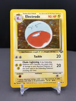 Pokemon TCG Electrode Jungle 2/64 Holo Unlimited Holo Rare - Image 1