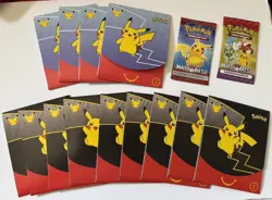 2021 Pokemon McDonald's 25th Anniversary Lot Of 13 NEW Packs; 1 ‘22 & 1 ‘23 Pack - Image 1