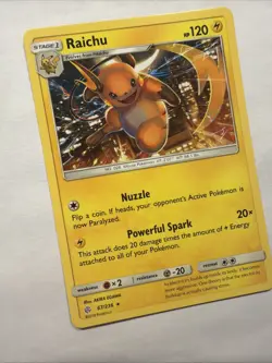 Raichu 67/236 Rare Cosmic Eclipse Pokemon Near Mint - Image 5