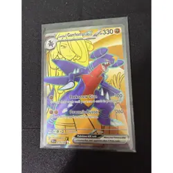 Pokemon Cynthia's Garchomp ex 215/182 Paradox Rift Special Illustration Full Art - Image 3