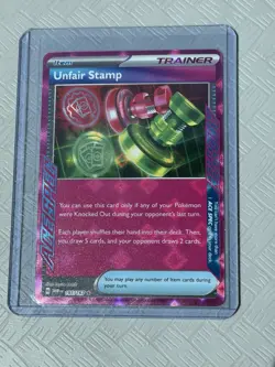 Unfair Stamp 165/167 ACE SPEC Rare Twilight Masquerade Pokemon Holo Near Mint - Image 1
