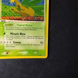 Tropius 27/107 Deoxys Reverse Holo Stamped Pokemon TCG NM - Image 4