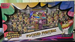 Pokemon Ascended Heroes Focused Fighters Premium Collection Sam’s Club Sealed - Image 1