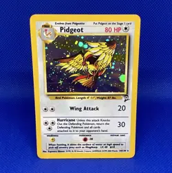 Wizards of the Coast Pokemon TCG Pidgeot 8/64 Jungle Holo Rare English 1999 - Image 1