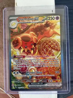 2024 Pokemon Stellar Crown Dachsbun SIR #169 NM/Mint or Better Pack Fresh - Image 2