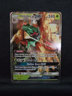Decidueye GX 12/149 SM Base Set Ultra Rare Pokemon TCG NM - Image 1