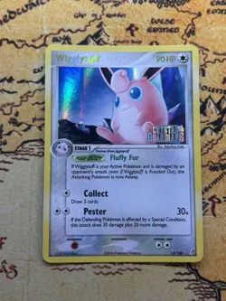 Pokemon Wigglytuff Holo Rare Crystal Guardians 13/100 Reverse Holo LP - Image 1