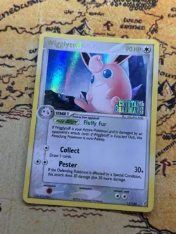 Pokemon Wigglytuff Holo Rare Crystal Guardians 13/100 Reverse Holo LP - Image 2
