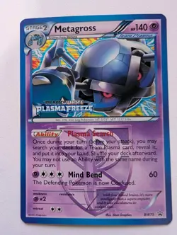 Pokemon METAGROSS Plasma Freeze Prerelease Holo Promo Black & White BW75 NM - Image 1