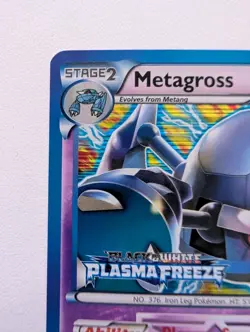 Pokemon METAGROSS Plasma Freeze Prerelease Holo Promo Black & White BW75 NM - Image 2