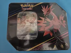 Pokemon Crown Zenith Galarian Zapdos Tin Factory Sealed - Image 1