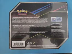 Pokemon Crown Zenith Galarian Zapdos Tin Factory Sealed - Image 2