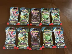 Pokemon TCG Twilight Masquerade Sleeved Booster Packs (Lot of 10) - Image 1