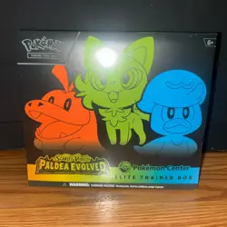 SEALED* Pokemon Center Paldea Evolved Elite Trainer Box - Image 1