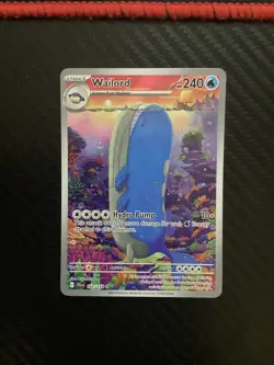 Wailord 162/159 Sv09: Journey Together Holo Illustration Rare Pokemon TCG NM - Image 1
