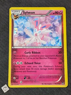 Sylveon 72/111 - Cracked Ice Holo Enchanted Echo Theme Deck Exclusive Pokemon NM - Image 1