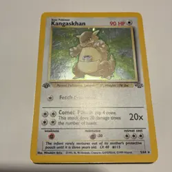Pokemon TCG - Kangaskhan [1st Edition] - Jungle - Holo - 1999 - Image 1