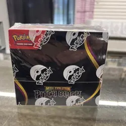 Pokemon TCG Mega Evolution Pitch Black Booster Box Sealed - Image 1