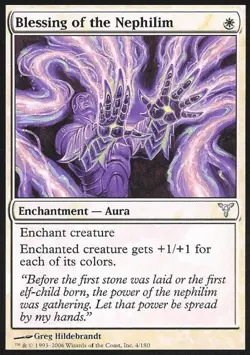 Blessing of the Nephilim - Light Play MTG Dissension - Image 1