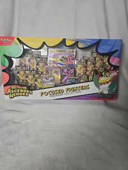POKEMON TCG ASCENDED HEROES FOCUSED FIGHTERS PREMIUM COLLECTION FACTORY SEALED - Image 1
