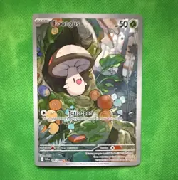 Pokemon TCG Foongus 095/086 SV: Black Bolt Illustration Rare Holo English - Image 1
