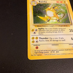 Pokemon TCG Raichu Base Set 14/102 Holo 1999-2000 Wizards Base Set Holo Rare -Lp - Image 5