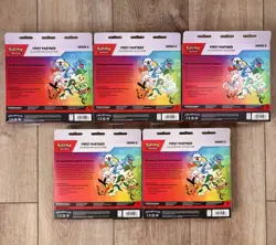 5x Pokemon TCG First Partner Illustration Collection Series 2 Box Lot English - Image 2