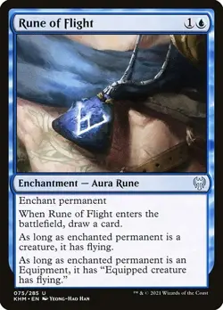 Rune of Flight 1x MtG Kaldheim SP/NM - Image 1
