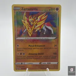 Zamazenta - 102/185 Vivid Voltage - Amazing Rare Pokemon - Holo MP - Image 1