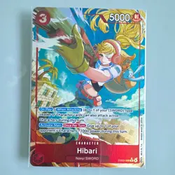 Bandai One Piece Card Game Hibari EB03-008 EB03 R Regular 5000 Cost 3 ENG - Image 1