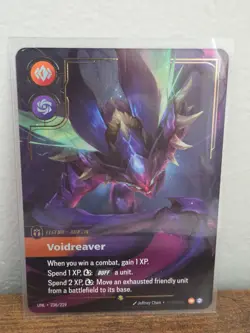 Voidreaver (Kha'Zix) Legend 236/219 Overnumbered Riftbound Unleashed Foil - Image 1