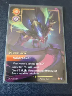 Voidreaver (Kha'Zix) Legend 236/219 Overnumbered Riftbound Unleashed Foil - Image 2