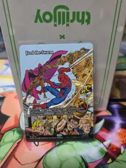 Feed the Swarm Borderless Marvel's Spider-Man MTG - Image 1