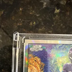 2025 Topps Chrome Cosmic Justin Jefferson SP Stars In The Night Vikings STN-19 - Image 2