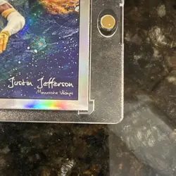 2025 Topps Chrome Cosmic Justin Jefferson SP Stars In The Night Vikings STN-19 - Image 4